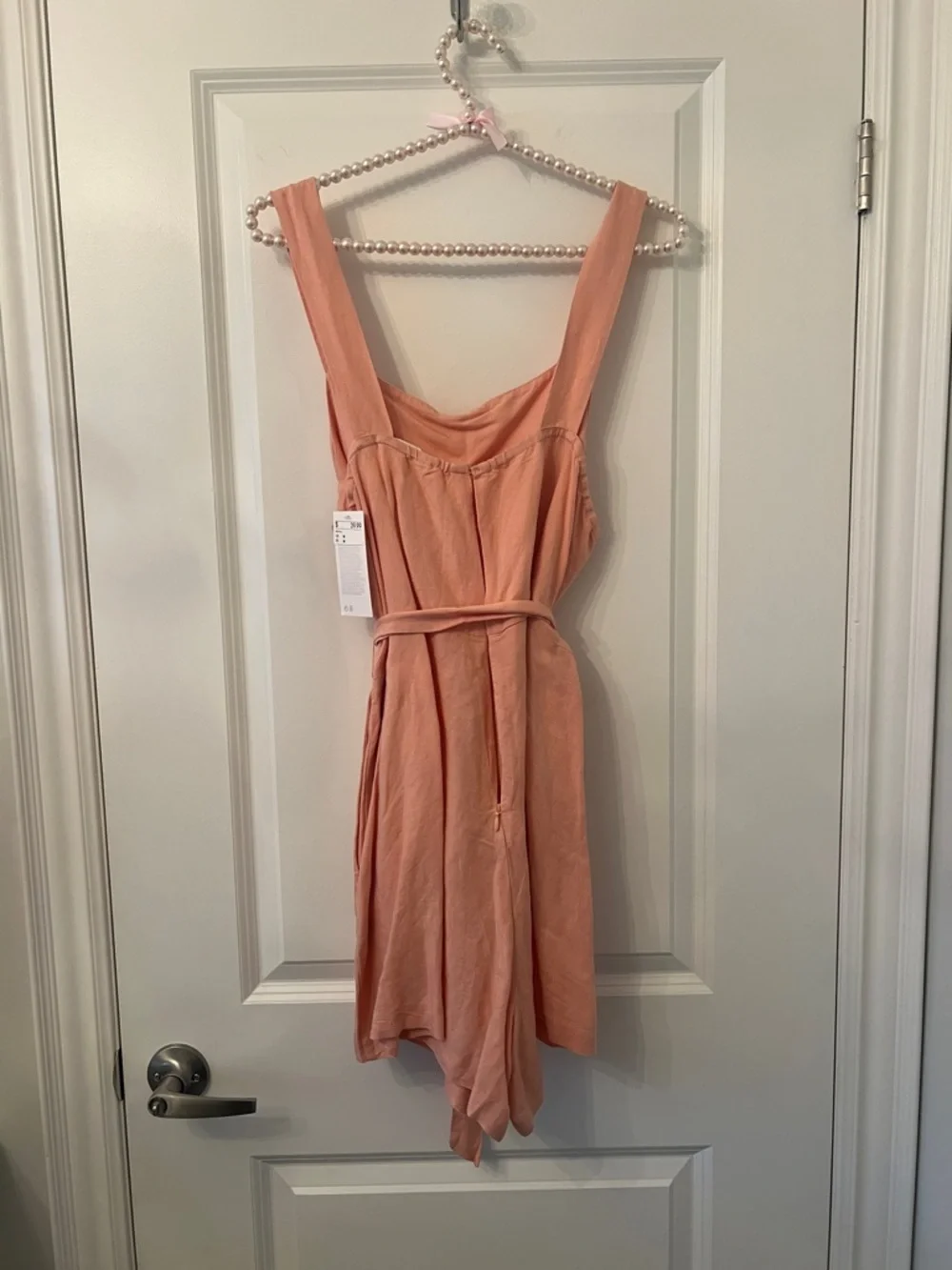 H&M Peach Tie-Waist Romper - Picture 2 of 6